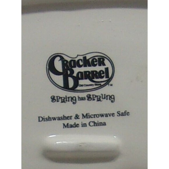 Cracker Barrel "Spring Has Sprung" Easter Deviled Egg Plate/Dish 13" x 9 3/4" - Picture 4 of 7